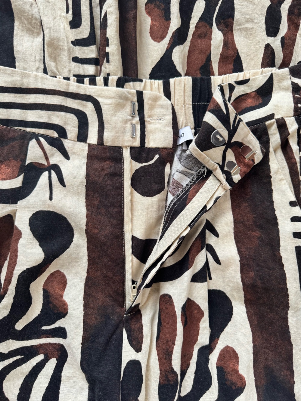 Mango Patterned Pants - Picture 7 of 11